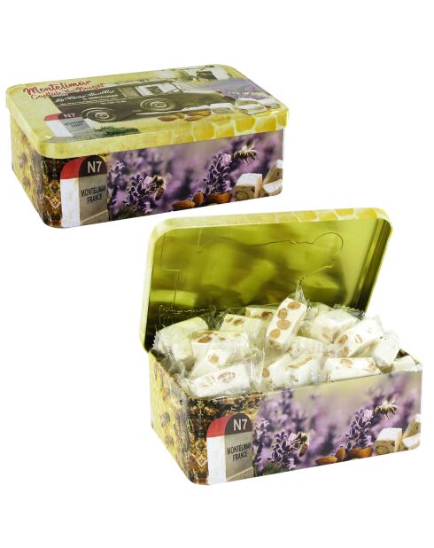 Dose mit weichen Nougats aus Montélimar 400 gr