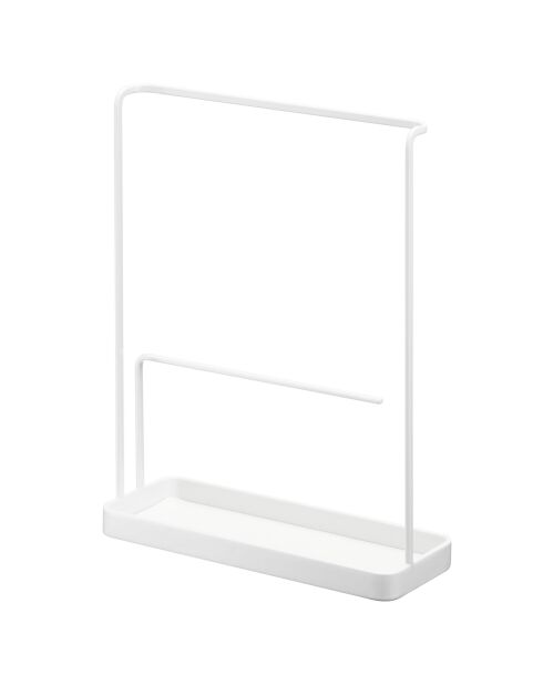 Tour de rangement accessoires et lunettes Tower blanche - 20x7.5x25.5 cm