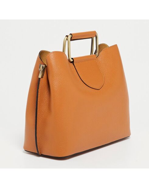 Biana Handtasche aus Kamelleder - 29x25x13,5 cm