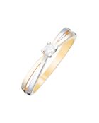 Bague Ma bien Aimée Diamants 0.08 ct Or Bicolore