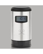 Pompe sous-vide électrique pour vin grise - 4.6x4.6x8.6 cm
