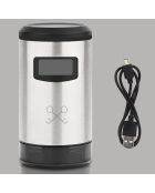 Pompe sous-vide électrique pour vin grise - 4.6x4.6x8.6 cm