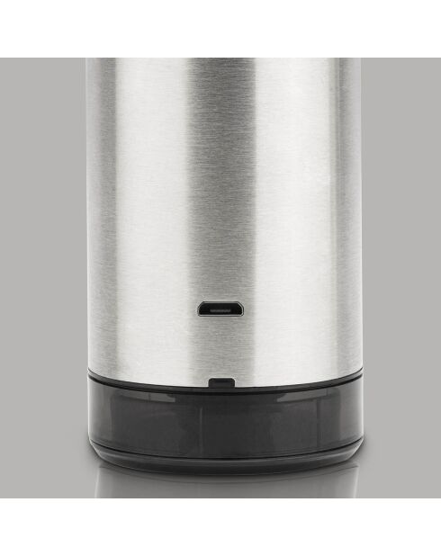 Pompa sottovuoto elettrica per vino grigio - 4,6x4,6x8,6 cm