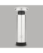 Pompe sous-vide manuelle pour vin grise - 4.5x4.5x12.3 cm