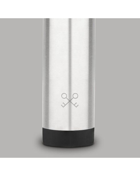 Pompe sous-vide manuelle pour vin grise - 4.5x4.5x12.3 cm