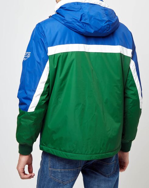 Veste coupe-vent Leonardo vert/bleu