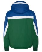 Veste coupe-vent Leonardo vert/bleu