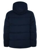 Parka Richard 3J capuche fourrée bleue