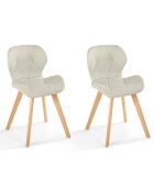 2 Chaises gatsby  beige - 50x47.5x79 cm