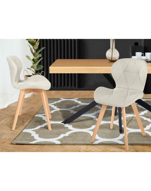 2 Chaises gatsby  beige - 50x47.5x79 cm