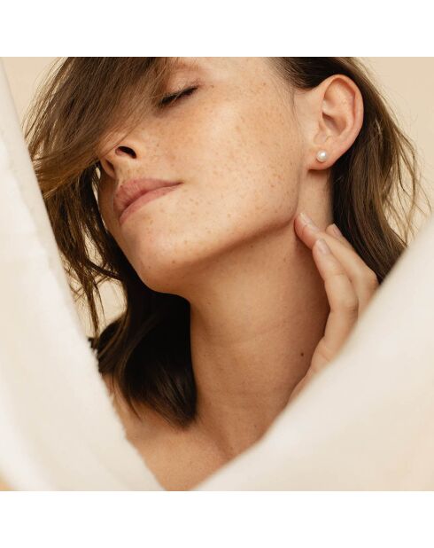 Orecchini Charly placcati in oro e perle d'acqua dolce