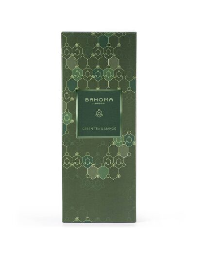 Coffret Bougie parfumée 55h & Diffuseur Octagon Green Tea & Mango