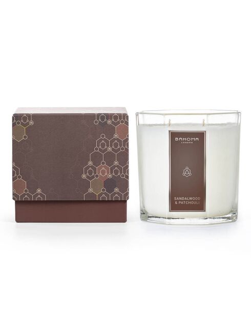 Octagon Sandalwood & Patchouli Collection Duftkerze, 2 Dochte, 80 g