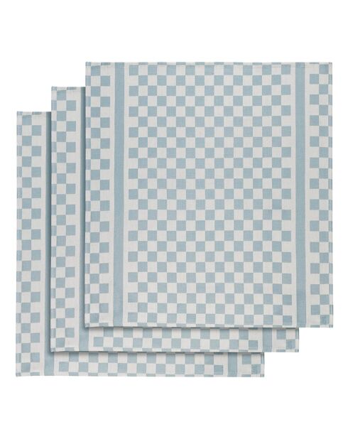 3 Torchons de cuisine Groom gris - 65x70 cm