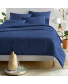 Parure housse de couette Olivia bleu indigo