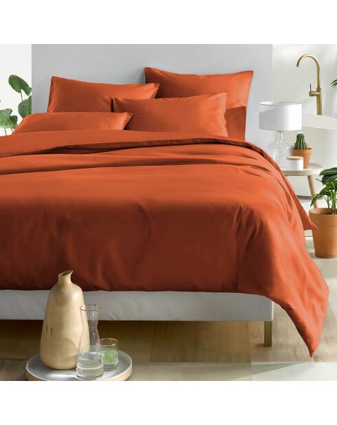 Parure housse de couette Olivia caramel