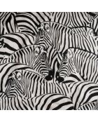 Set copripiumino Zebra crema/nero