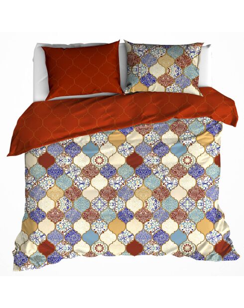 Parure housse de couette Medina multicolore