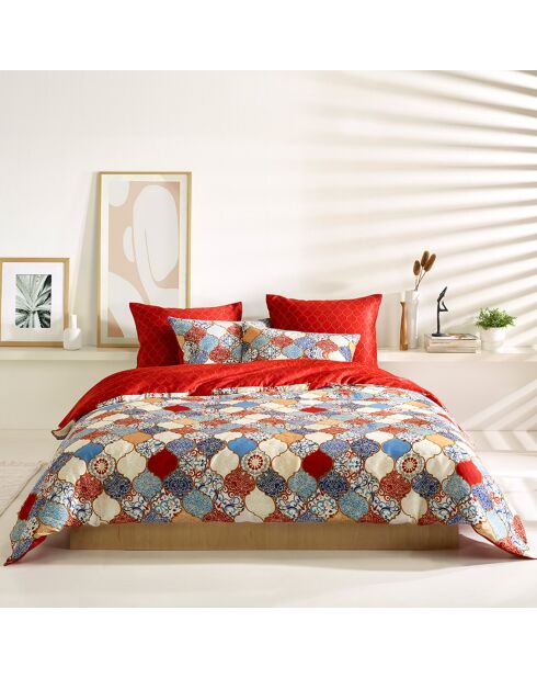 Parure housse de couette Medina multicolore