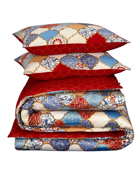 Parure housse de couette Medina multicolore