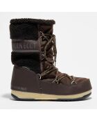 Boots Après-ski Monaco Wool Mid marron foncé