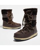 Boots Après-ski Monaco Wool Mid marron foncé