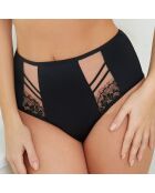 Tanga taille haute Paradise noir