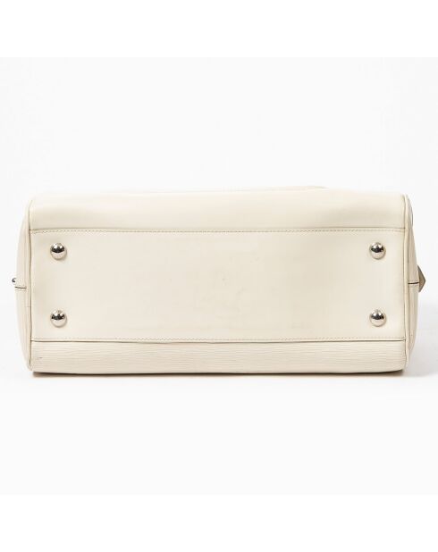 Sac à main Bowling Montaigne ivoire Etat A - 37x20x16 cm