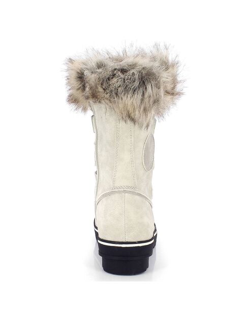 Chaussures de Montagne fourrées Emmy blanc cassé