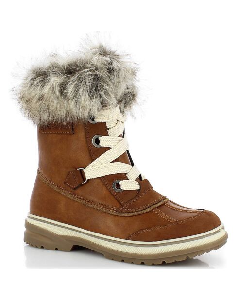 Chaussures de Montagne fourrées Julia cognac