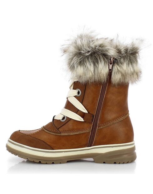 Chaussures de Montagne fourrées Julia cognac