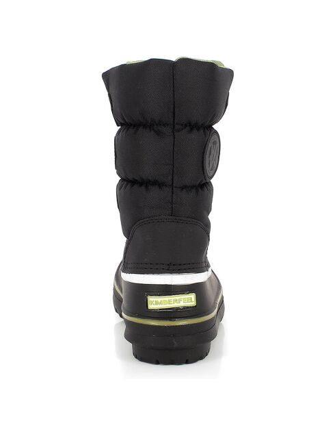 Scarpe da montagna Naim nere/pistacchio foderate