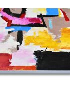 Mehrfarbige abstrakte Gesichtsbemalung - 100x100 cm