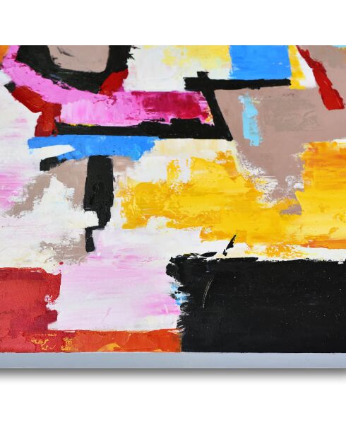 Mehrfarbige abstrakte Gesichtsbemalung - 100x100 cm