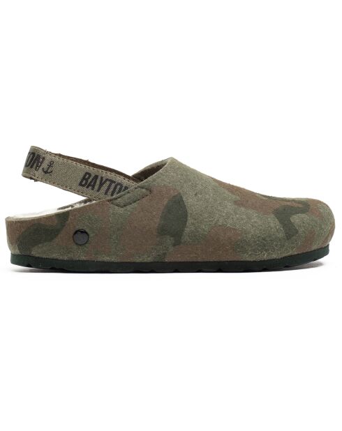 Chaussons fourrés Cervin kaki