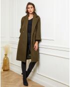 Manteau Camille kaki