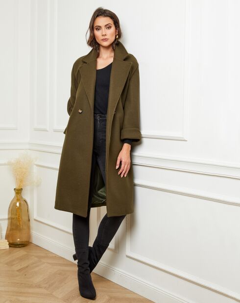 Manteau Camille kaki
