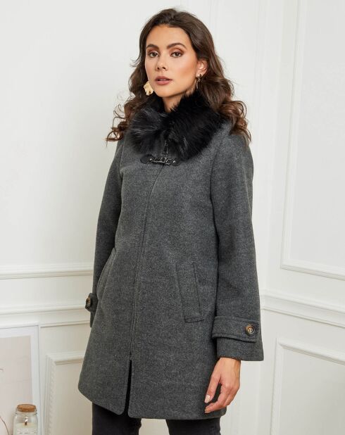 Manteau Axelle anthracite