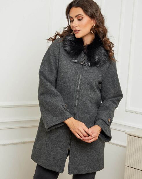 Manteau Axelle anthracite