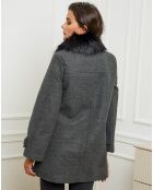 Manteau Axelle anthracite