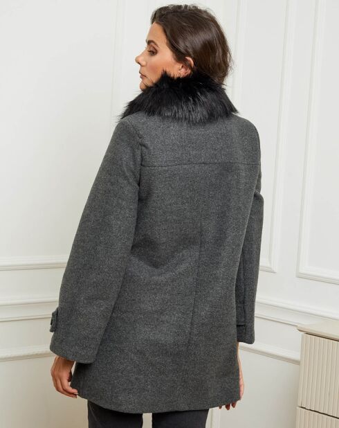 Manteau Axelle anthracite