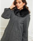 Manteau Axelle anthracite