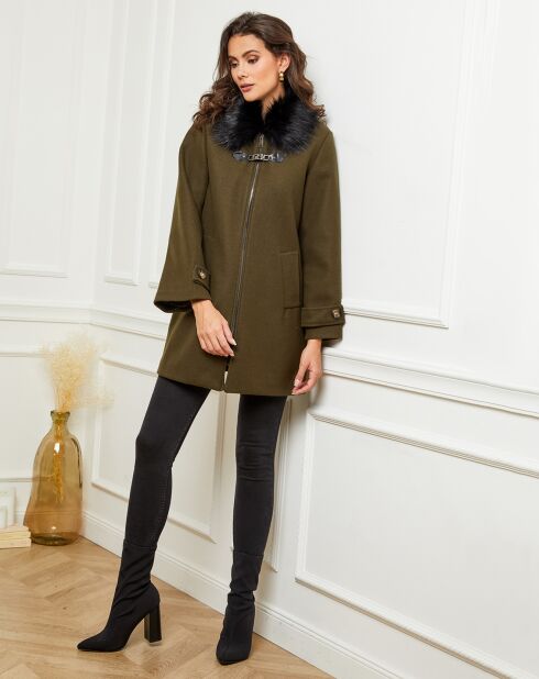 Manteau Axelle kaki