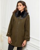 Manteau Axelle kaki