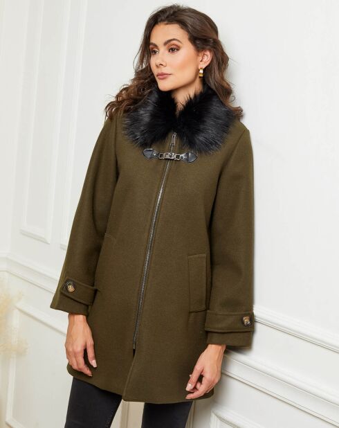 Manteau Axelle kaki