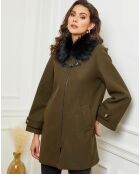 Manteau Axelle kaki