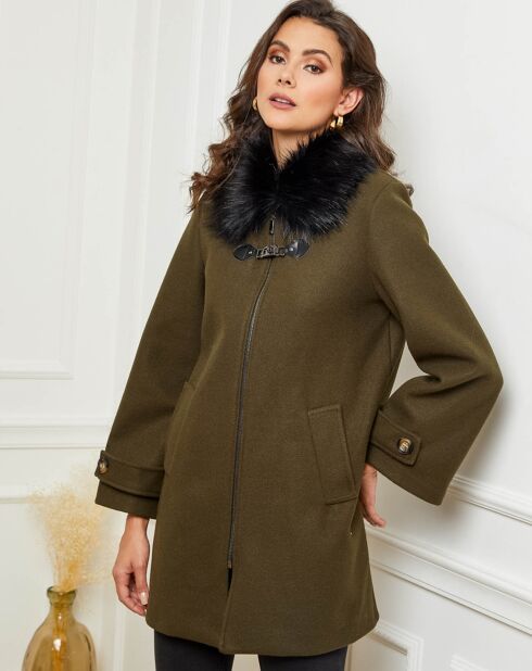 Manteau Axelle kaki