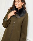Manteau Axelle kaki