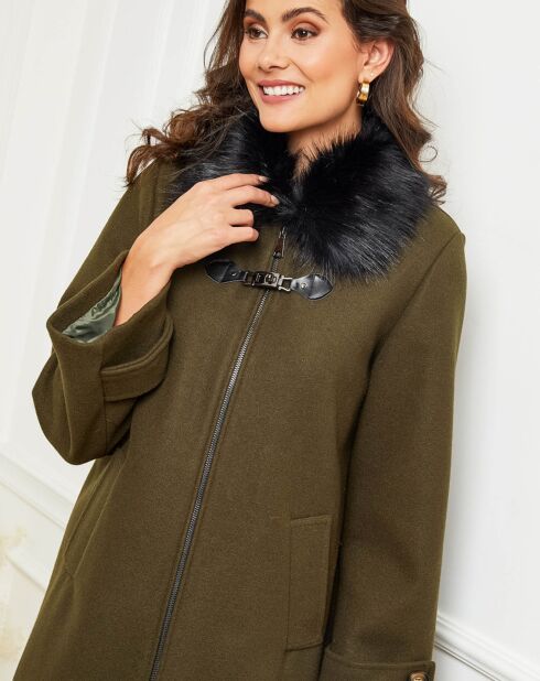 Manteau Axelle kaki