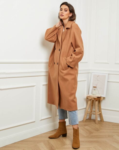 Manteau Chloe camel